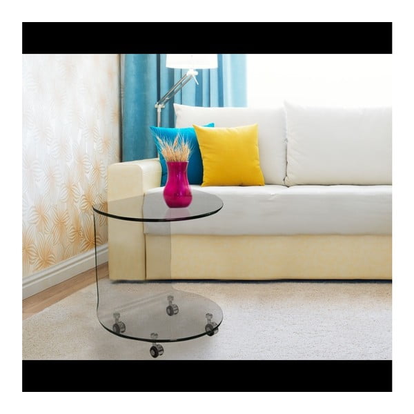 Evergreen House Jednostavan stakleni stolić-image-1