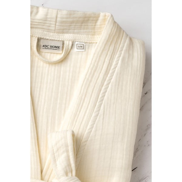 Krem kućni ogrtač od muslina L/XL Kimono – Foutastic-image-2