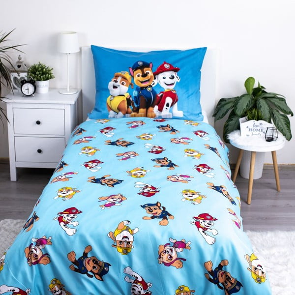 Dječja posteljina za krevet za jednu osobu od mikrovlakana 140x200 cm Paw Patrol – Jerry Fabrics-image-2