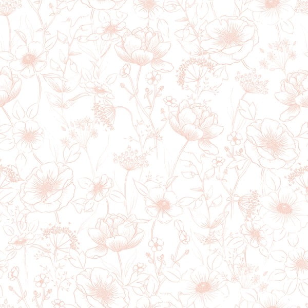Dječja tapeta 10 m x 50 cm Flowers Botany – Lilipinso