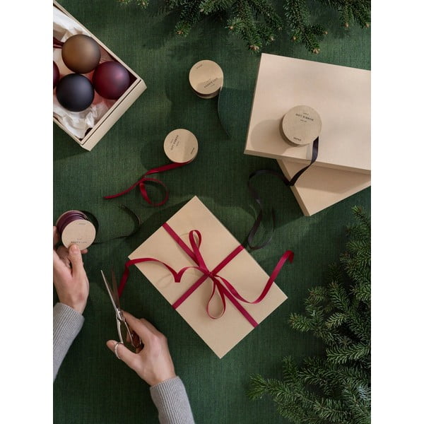 Stakleni ručno puhani božićni ukrasi u setu 2 kom ø 9 cm Juhla – Blomus-image-1