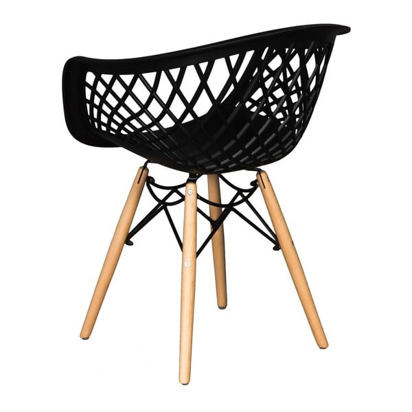 Set od 2 crne blagovaonske stolice Evergreen House René-image-2