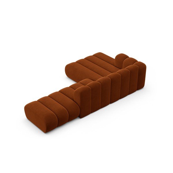 Narančasta kutna garnitura (s lijevim kutom) Lupine – Micadoni Home-image-3