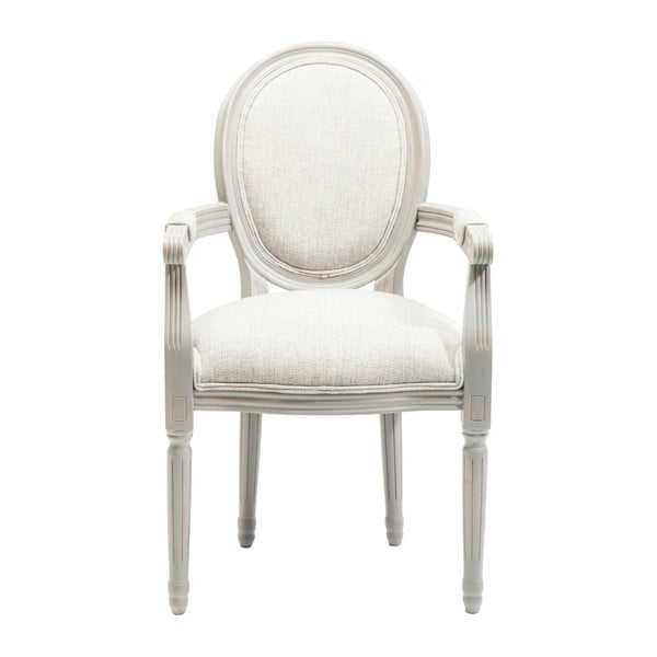 Siva blagovaonska stolica s nogama od bukovog drveta Kare Design Louis