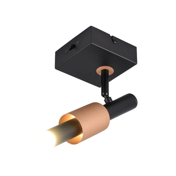 Crni/u brončanoj boji LED reflektor 20,5x10 cm Ikaris – Trio Select-image-3