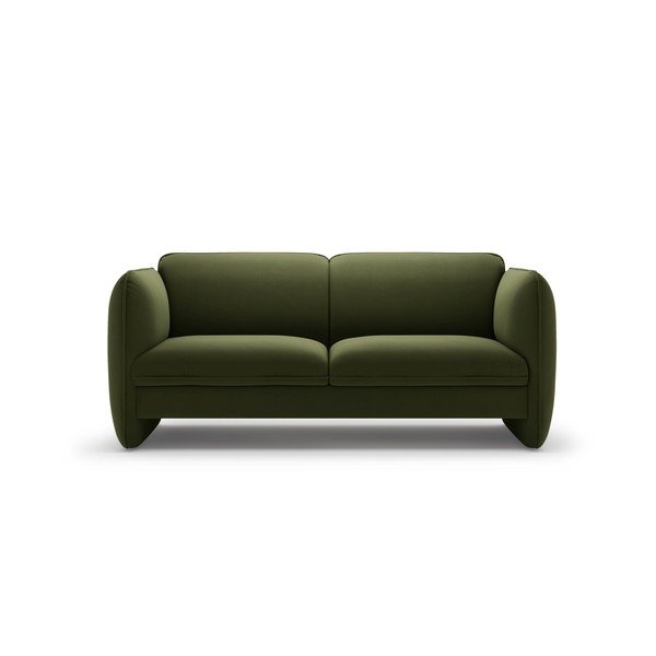 Zelena baršunasti sofa 168 cm Georgia – Micadoni 