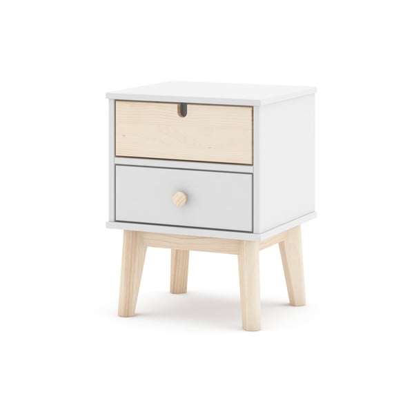 Bijeli dječji noćni ormarić Estefania – Marckeric-image-3