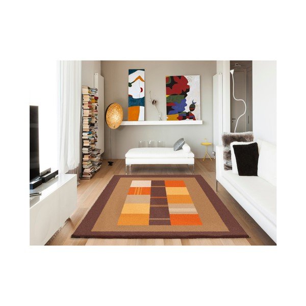 Smeđe-narančasti tepih Universal Boras Donno, 133 x 190 cm-image-2