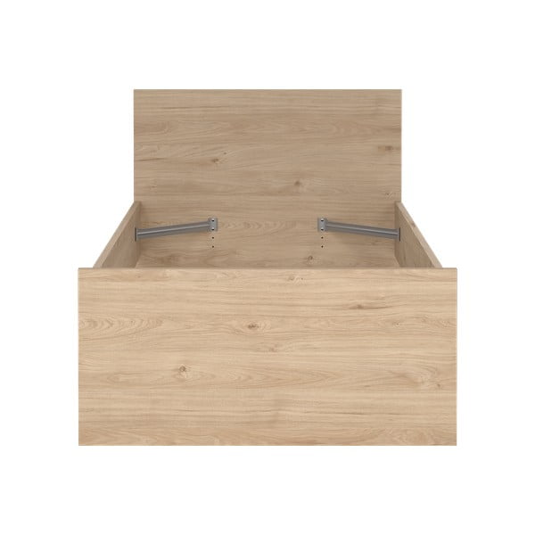 Krevet u dekoru hrasta 90x190 cm u prirodnoj boji Naia – Tvilum-image-2