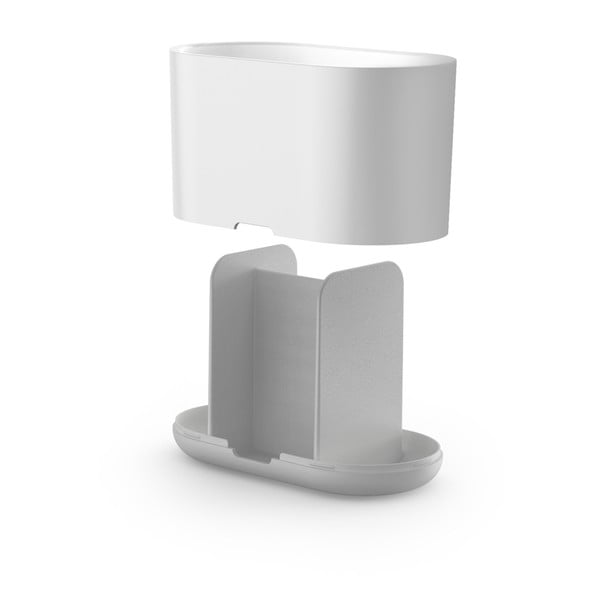 Bijela plastična čaša za četkice za zube Duo – Joseph Joseph-image-2