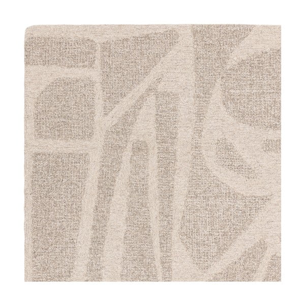 Krem ručno rađen vuneni tepih 120x170 cm Loxley – Asiatic Carpets-image-2