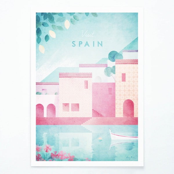 Poster Travelposter Spain, 30 x 40 cm