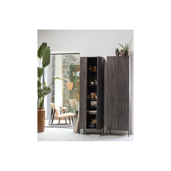 Smeđi ormar u dekoru jasena 60x210x42 cm Gravure – WOOOD-image-4