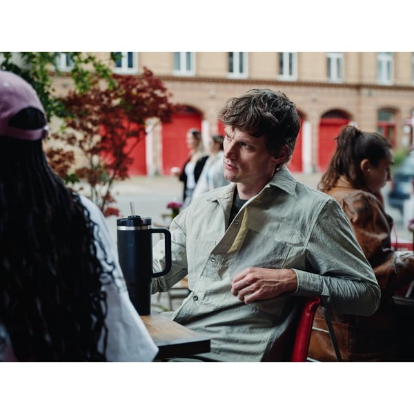 Crna termosica od nehrđajućeg čelika sa slamkom 1,18 l Quencher H2.0 FlowState Tumbler Black – Stanley-image-1