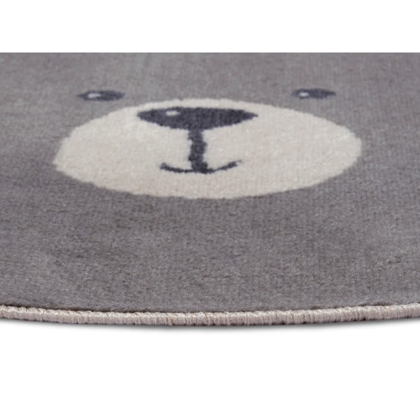 Sivi dječji tepih ø 140 cm Bear – Hanse Home-image-2
