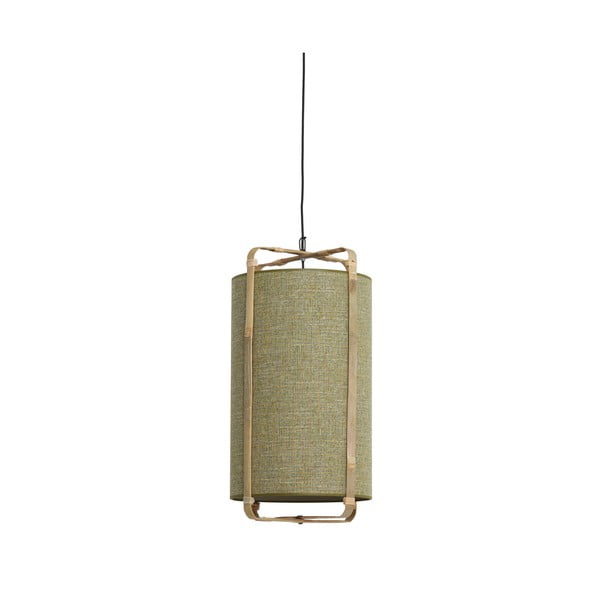 Zelena/u prirodnoj boji viseća svjetiljka s bambusovim sjenilom/sa sjenilom od jute ø 32 cm Sendai – Light & Living