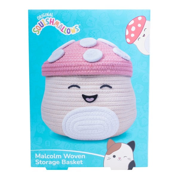 Bež tekstilna dječja kutija za pohranu ø 23x22 cm Fizz Malcolm – SQUISHMALLOWS-image-4