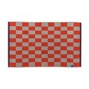 Narančasta/bež kupaonska prostirka za tuš od organskog pamuka 50x80 cm Retro – Mette Ditmer Denmark