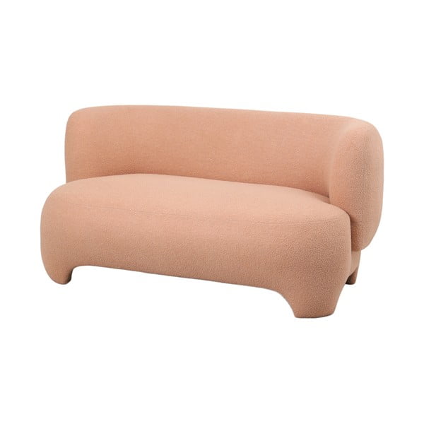 Bež/svjetlo smeđa sofa od bouclé tkanine 142 cm Ardor – Leitmotiv-image-1