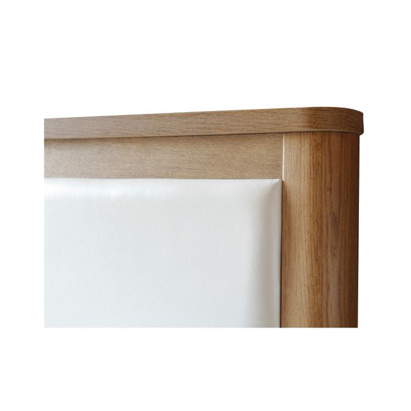 Bijeli bračni krevet Mazzini Beds Scandi, 140 x 200 cm-image-1