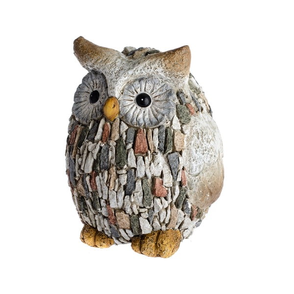 Vrtni ukras Dakls Garden Deco Owl With Stones, visina 22 cm
