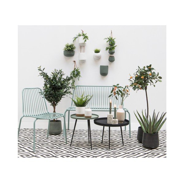 Mat zelena zidna keramička tegla za cvijeće PT LIVING Nest-image-2