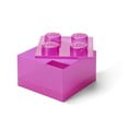 Ružičasta plastična dječja kutija za pohranu 25x25x18 cm – LEGO®