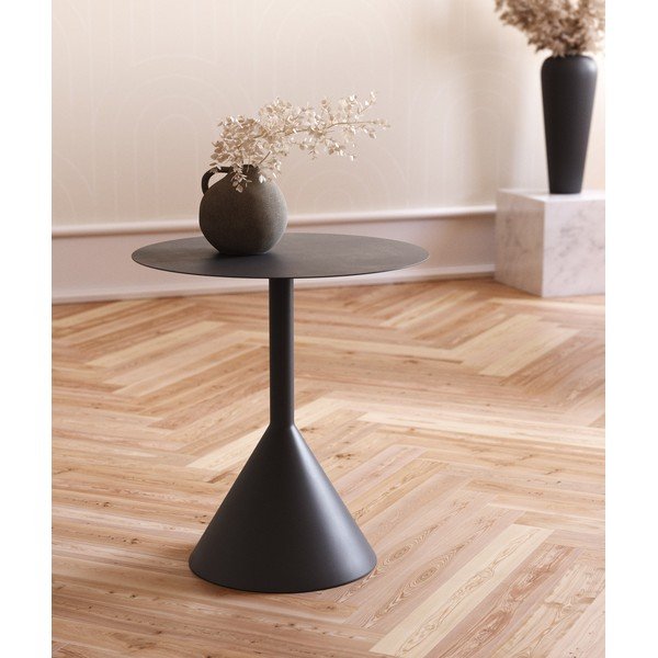 Metalni okrugao pomoćni stol ø 48 cm Yinan – Kave Home-image-1