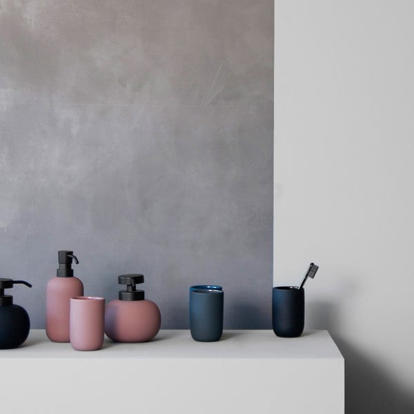 Antracitno siva keramička čaša za četkice za zube Lotus – Mette Ditmer Denmark-image-2