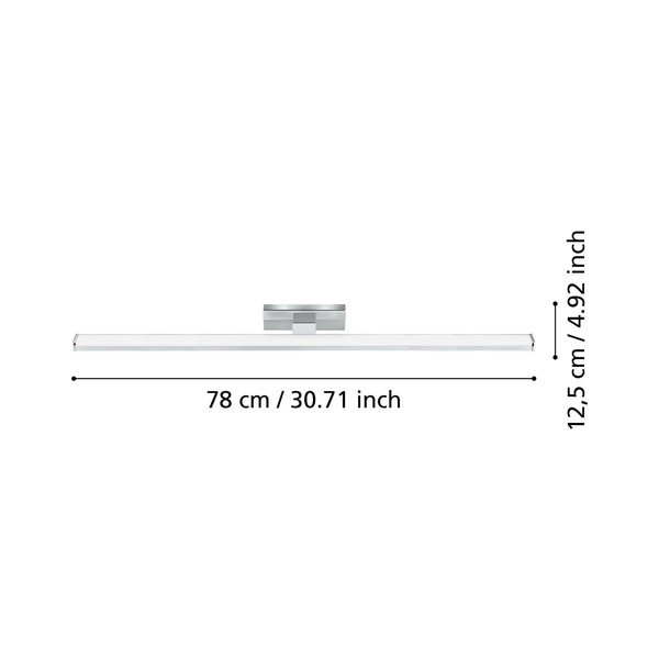 LED zidna lampa u srebrnoj boji PANDELLA 1 – EGLO-image-2