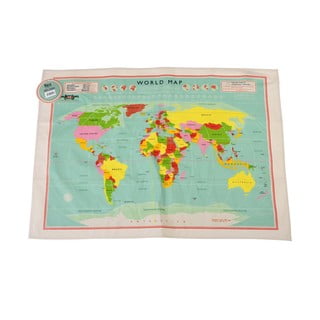 Pamučni ručnik Rex London World Map 50 x 70 cm