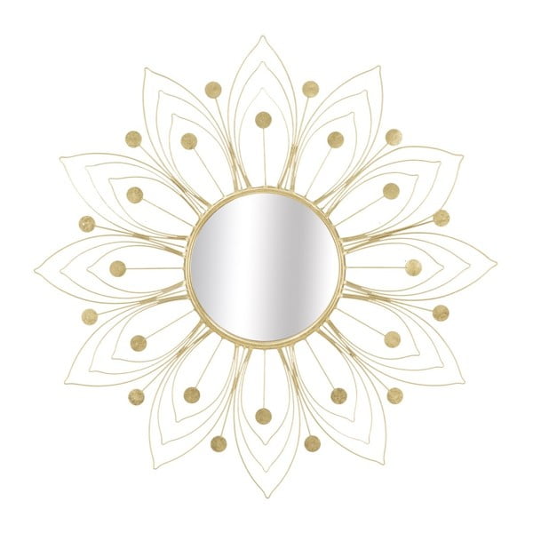 Zidno ogledalo u zlatu Mauro Ferretti Glam, ⌀ 80 cm