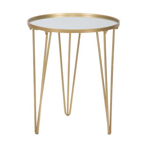 Okrugao stolić za kavu u zlatnoj boji ø 40 cm Glam – Mauro Ferretti