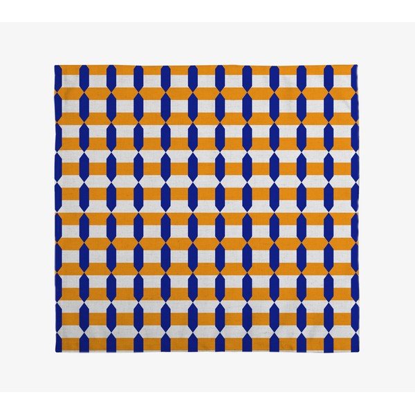 Set od 4 pamučne salvete Really Nice Things Orange Geometric, 43 x 43 cm-image-1