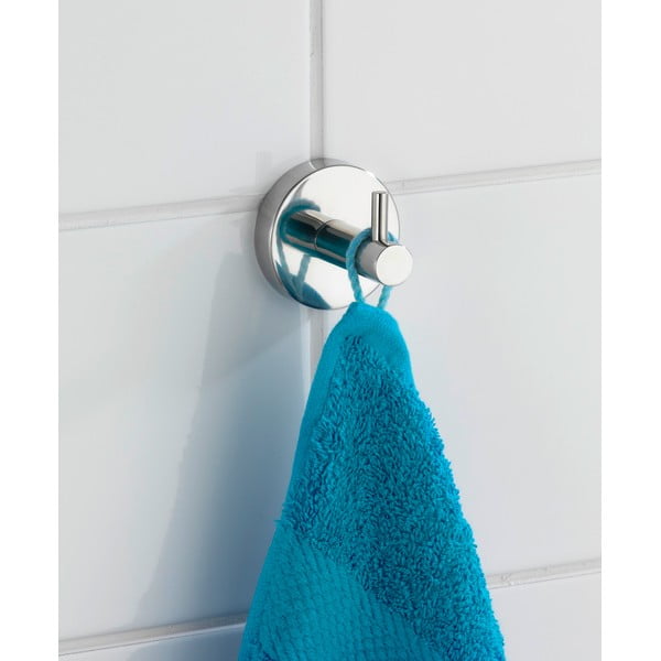 Zidna kuka od nehrđajućeg čelika u sjajno srebrnoj boji Bosio – Wenko-image-3