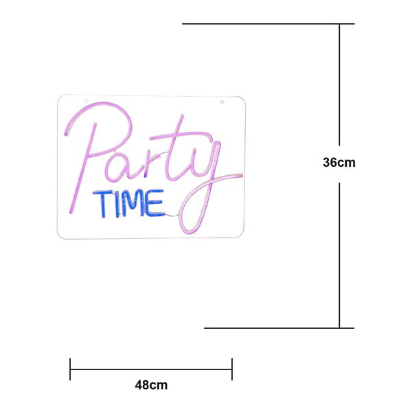 Ružičasta LED neonska lampa 5 W Plexy – Star Trading-image-3