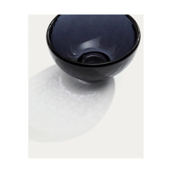 Plava staklena zdjelica Sileia – Kave Home-image-4