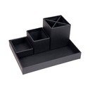 Tamno sivi 4-dijelni stolni organizator Bigso Box of Sweden Lena
