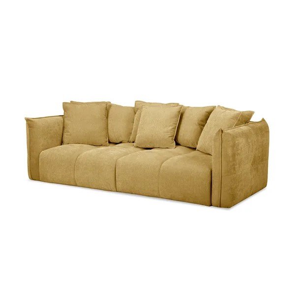 Žuta  sofa od šenila Harlem – Bobochic Paris-image-4