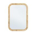 Zidno ogledalo s okvirom od ratana 50x70 cm Hakima – Bizzotto