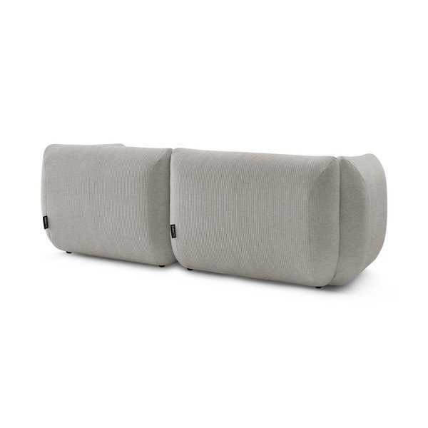 Bež samt sofa 260 cm Lecomte - Bobochic Paris-image-4