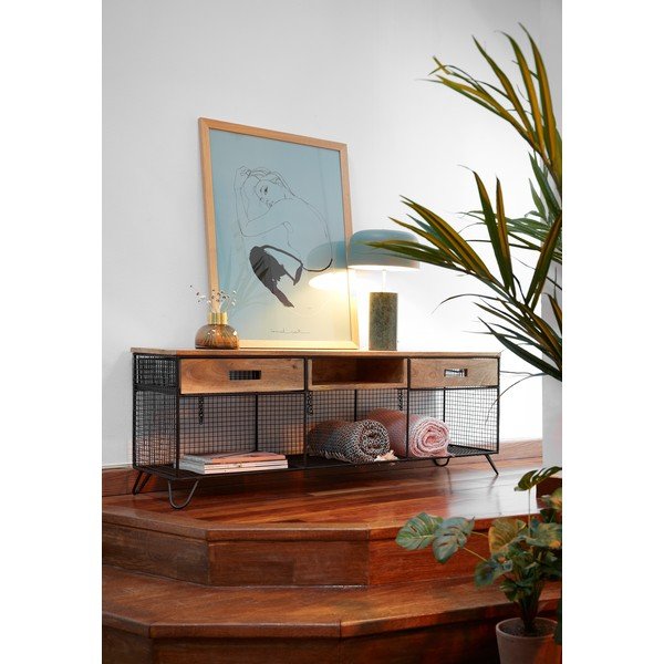 TV klupa od drveta manga Kave Home Interni, 120,5 x 46 cm-image-4