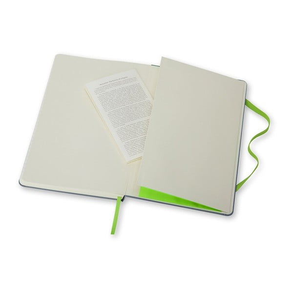 Siva bilježnica s crtama s tvrdim koricama Moleskine, 240 stranica-image-4