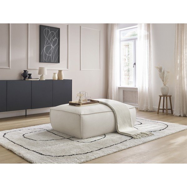 Bež tabure od imitacije kože Boheme – Bobochic Paris-image-1