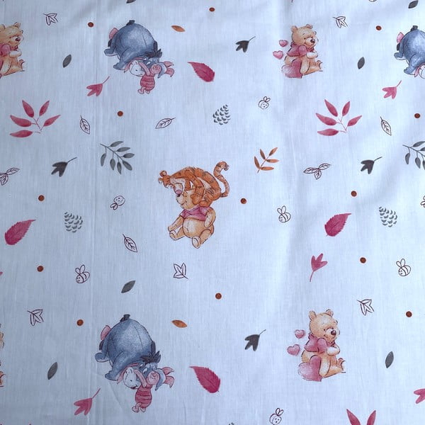 Pamučna dječja posteljina za dječji krevetić 100x135 cm Winnie the Pooh – Jerry Fabrics-image-3