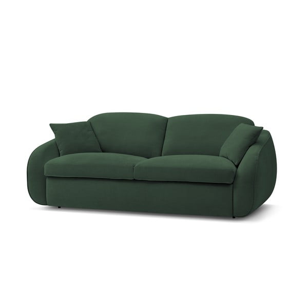 Zelena sklopiva sofa 235 cm Cezanne – Bobochic Paris-image-3