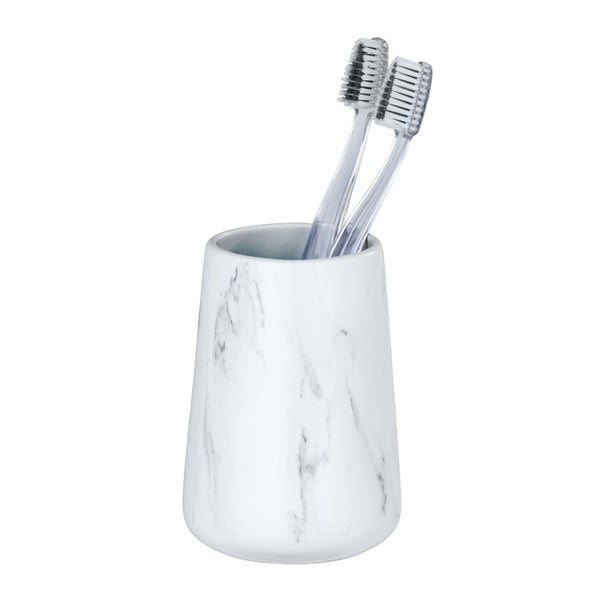 Bijela keramička čaša za četkice Wenko Adrada-image-1