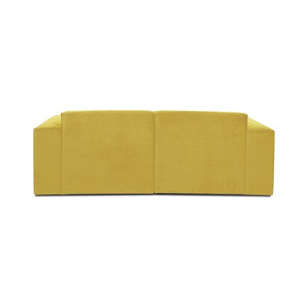 Žuta baršunasta modularna sofa Scandic Sting-image-3