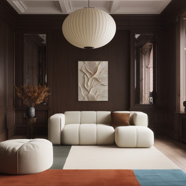 Tiskana slika s okvirom 60x80 cm Gentle Curves – Styler-image-4