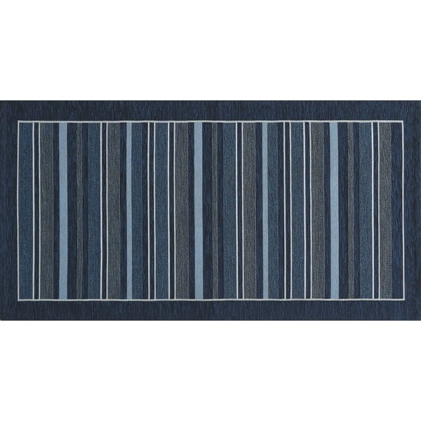 Tamno plava podloga Floorita Velour, 55 x 140 cm-image-1